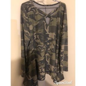 Camouflage Boutique Top